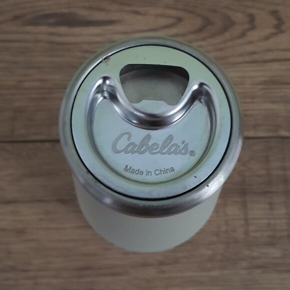 Cabela Bass Pro Shop stainless steel tumbler with lid and bottle opener - Picture 4 of 4